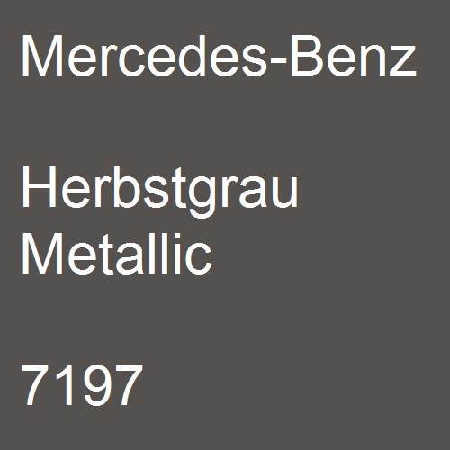 Mercedes-Benz, Herbstgrau Metallic, 7197.